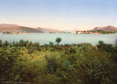 Lac Majeur en 1900 par Photoglob N°0000006099