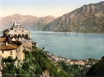 Lac Majeur - Locarno - Madonna del Sasso en 1900 par Photoglob N°0000006756 Lac Majeur - Locarno - Madonna del Sasso en 1900 par Photoglob N°0000006756