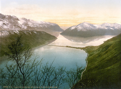 Lac de Lugano en 1900 par Photoglob N°0000006890 Lac de Lugano en 1900 par Photoglob N°0000006890