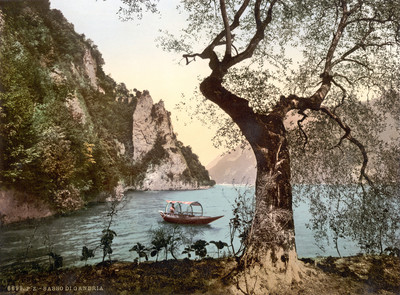 Lac de Lugano - Gandria en 1900 par Photoglob N°0000006699 Lac de Lugano - Gandria en 1900 par Photoglob N°0000006699