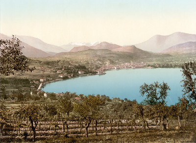 Lac de Lugano en 1900 par Photoglob N°0000001234 Lac de Lugano en 1900 par Photoglob N°0000001234