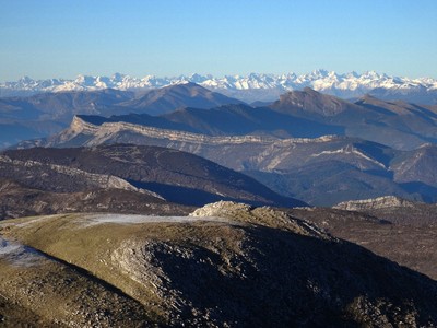 La barre des Dourbes dans le massif des Trois-Evechés La barre des Dourbes dans le massif des Trois-Evechés