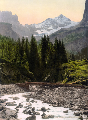 Rosenlaui et Dossen en 1900 par Photoglob N°0000017094