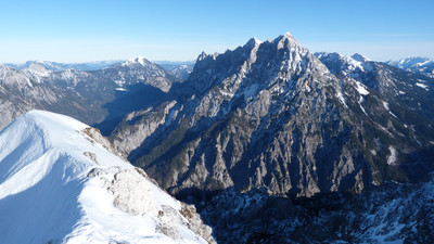 Hochtor, vue NW depuis les pentes du Reichenstein