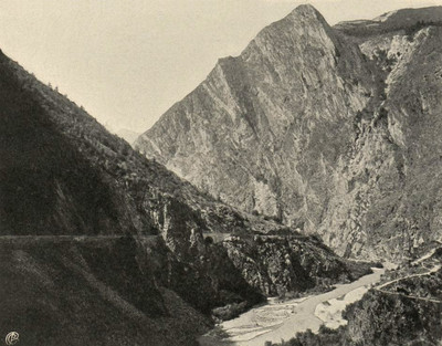 La Romanche à l'Infernet en 1900 par le TCF La Romanche à l'Infernet en 1900 par le TCF
