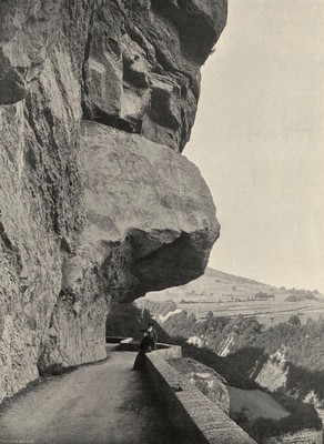 Ancienne route de Saint Pancrace, en 1900 par le TCF Ancienne route de Saint Pancrace, en 1900 par le TCF