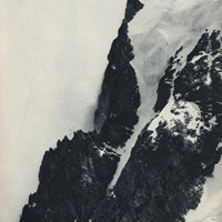 Trois Dents du Pelvoux, Couloir Chaud, années 30 par Georges Vernet