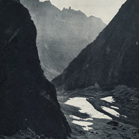 Balmes de François Blanc, Glacier Noir, années 30 par Georges Vernet