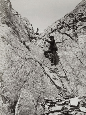 Ascension du Brévent, Bisson fréres, en 1860 Ascension du Brévent, Bisson fréres, en 1860