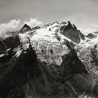La Meije vue de la Grave en 1895