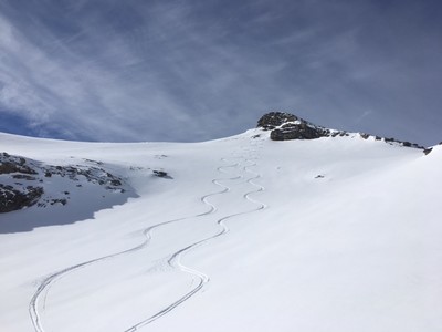 Descente du Wild Andrist
