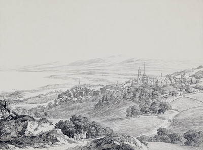 Vue de Lausanne et du Jura par J.A. Linck Vue de Lausanne et du Jura par J.A. Linck