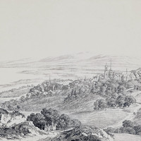 Vue de Lausanne et du Jura par J.A. Linck