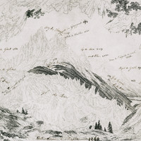 Aiguilles de Chamonix et Mer de Glace vue du Chapeau par J.A. Linck