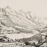 L'Argentière et la vallée de Chamonix par J.A. Linck