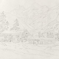 Blüemlisalp vu de Kandersteg par J.A. Linck