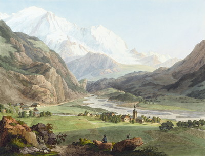 Servoz, Mont Blanc, par J.A. Linck Servoz, Mont Blanc, par J.A. Linck