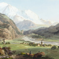 Servoz, Mont Blanc, par J.A. Linck