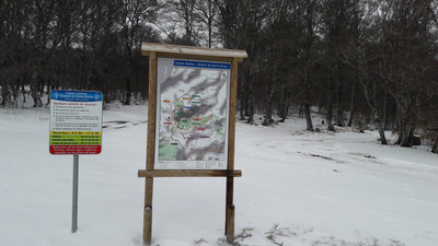 Piste de ski de fond de l' espace aubrac St Urcize Piste de ski de fond de l' espace aubrac St Urcize