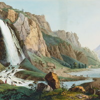 Cascade de Pissevache par J.A. Linck