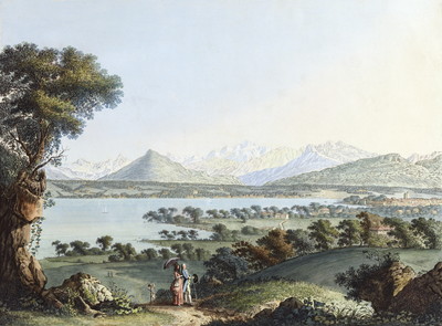 Genève et Chaine du Mont Blanc, par J.A. Linck Genève et Chaine du Mont Blanc, par J.A. Linck