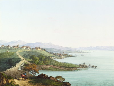 Lac Léman à Nyon, par J.A. Linck Lac Léman à Nyon, par J.A. Linck