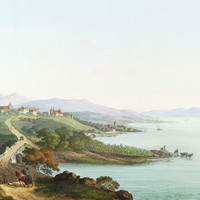 Lac Léman à Nyon, par J.A. Linck