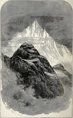 Weisshorn vu du Riffel par Edward Whymper Weisshorn vu du Riffel par Edward Whymper