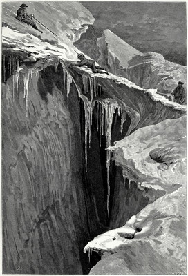 Rimaye de la Dent Blanche par Edward Whymper Rimaye de la Dent Blanche par Edward Whymper