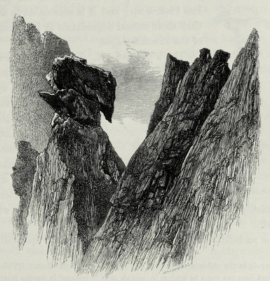 Arête sud du Grand Cornier, par Edward Whymper Arête sud du Grand Cornier, par Edward Whymper