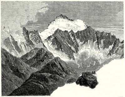 Ecrins vus du nord (Chamoissière) par Edward Whymper Ecrins vus du nord (Chamoissière) par Edward Whymper