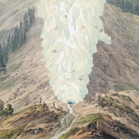 Glacier des Bossons par J.A. Linck