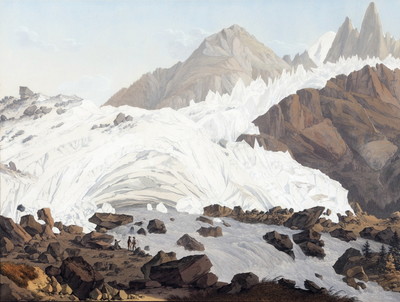 Mer de Glace, source de l'Arveyron, par J.A. Linck Mer de Glace, source de l'Arveyron, par J.A. Linck