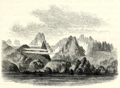 Entrée de Rafte Sund, iles Loffoten, par Edward Whymper Entrée de Rafte Sund, iles Loffoten, par Edward Whymper