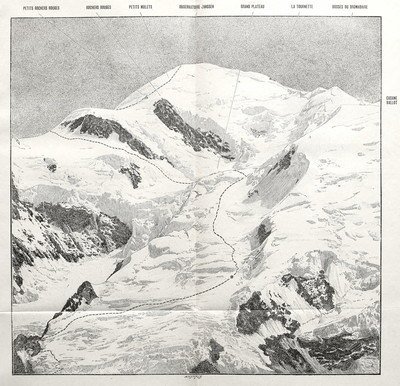 Le Mont Blanc par Edward Whymper Le Mont Blanc par Edward Whymper