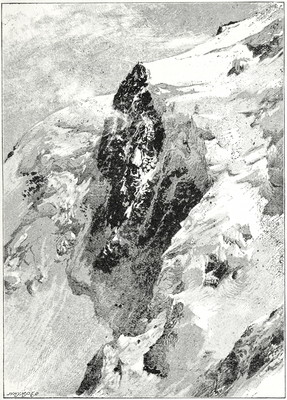 Mont Blanc, Rochers Rouges par Edward Whymper Mont Blanc, Rochers Rouges par Edward Whymper