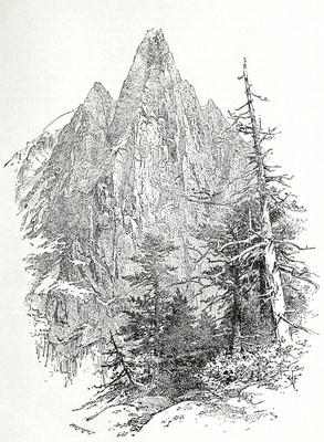 Les Drus par Edward Whymper Les Drus par Edward Whymper