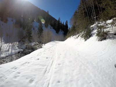 Retour par la piste