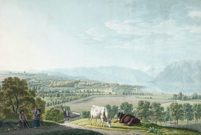 Lausanne et le Léman par Johann Jakob Biedermann (1763 - 1830) Lausanne et le Léman par Johann Jakob Biedermann (1763 - 1830)