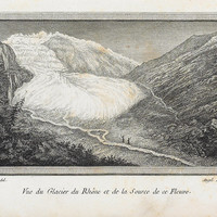 Glacier du Rhône, en 1781 par M.T. Bourrit