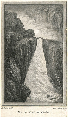 Pont du Diable sur la Reuss, en 1781 par M.T. Bourrit Pont du Diable sur la Reuss, en 1781 par M.T. Bourrit