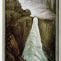 Pont du Diable sur la Reuss, en 1781 par M.T. Bourrit