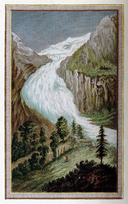 Glacier inf. de Grindelwald, Fiescherhorn, en 1781 par M.T. Bourrit Glacier inf. de Grindelwald, Fiescherhorn, en 1781 par M.T. Bourrit