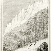 Pénitents des Bossons, par M.T. Bourrit