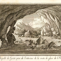 Grotte de glace de l'Arveyron, par M.T. Bourrit