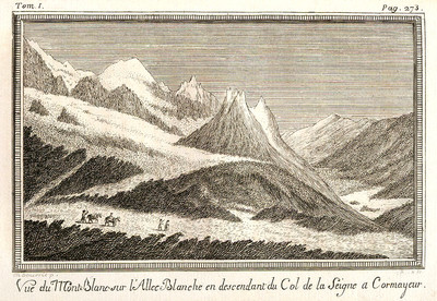 Val Veni et Glacier de Miage, par M.T. Bourrit Val Veni et Glacier de Miage, par M.T. Bourrit