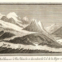 Val Veni et Glacier de Miage, par M.T. Bourrit