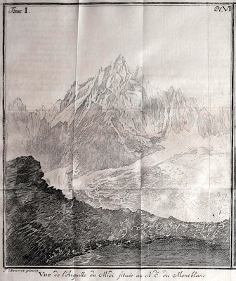 Aiguille du Midi, par M. T. Bourrit Aiguille du Midi, par M. T. Bourrit