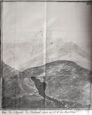 Aiguille de Bellaval, par M. T. Bourrit Aiguille de Bellaval, par M. T. Bourrit