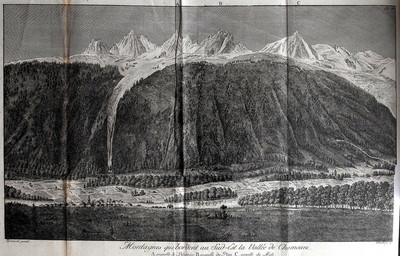 Chamonix et ses aiguilles, Mont Blanc, par M. T. Bourrit Chamonix et ses aiguilles, Mont Blanc, par M. T. Bourrit